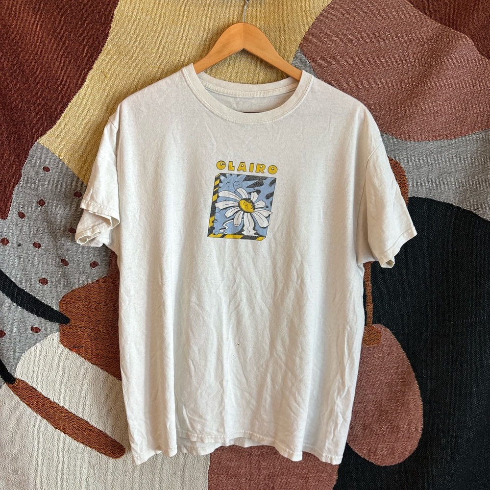 Clairo White Graphic T-Shirt
